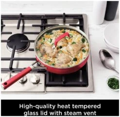 Ninja Zerostick Aluminium 5 Piece Non Stick Pan Set - Red 16 Ninja Zerostick Aluminium 5 Piece Non Stick Pan Set - Red -Home Sales Store 1120185 R Z006A