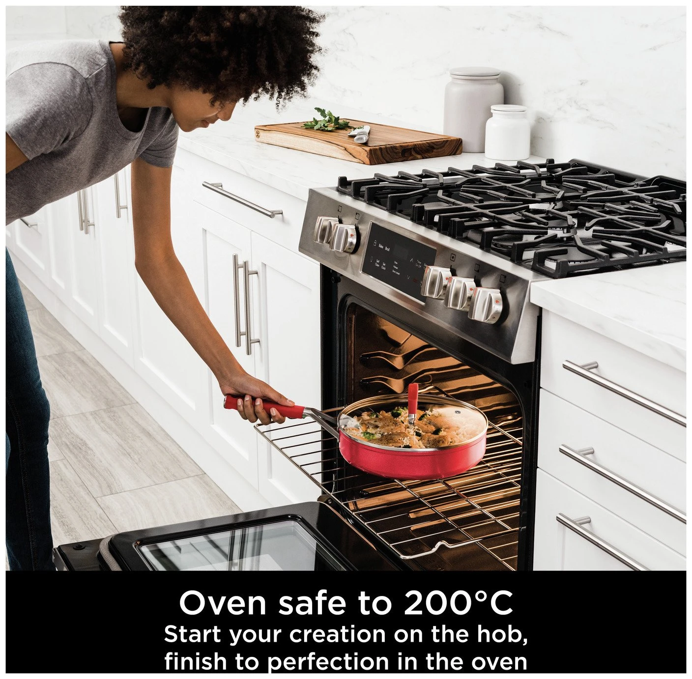 Ninja Zerostick Aluminium 5 Piece Non Stick Pan Set - Red 10 Ninja Zerostick Aluminium 5 Piece Non Stick Pan Set - Red - Image 8