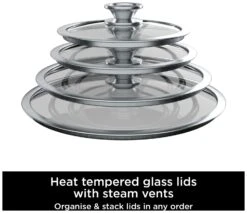 Ninja Zerostick Stackable 3 Piece Non Stick Pan Set -Home Sales Store 1120264 R Z004A