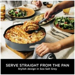 Ninja Zerostick 28cm Non Stick Aluminium Possible Pan -Grey -Home Sales Store 1120305 R Z005A