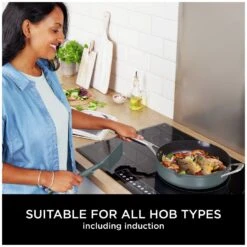 Ninja Zerostick 28cm Non Stick Aluminium Possible Pan -Grey -Home Sales Store 1120305 R Z007A