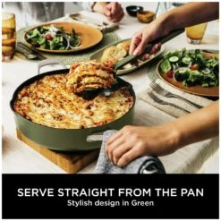 Ninja Zerostick 28cm Non Stick Aluminium Possible Pan -Green -Home Sales Store 1120312 R Z005A