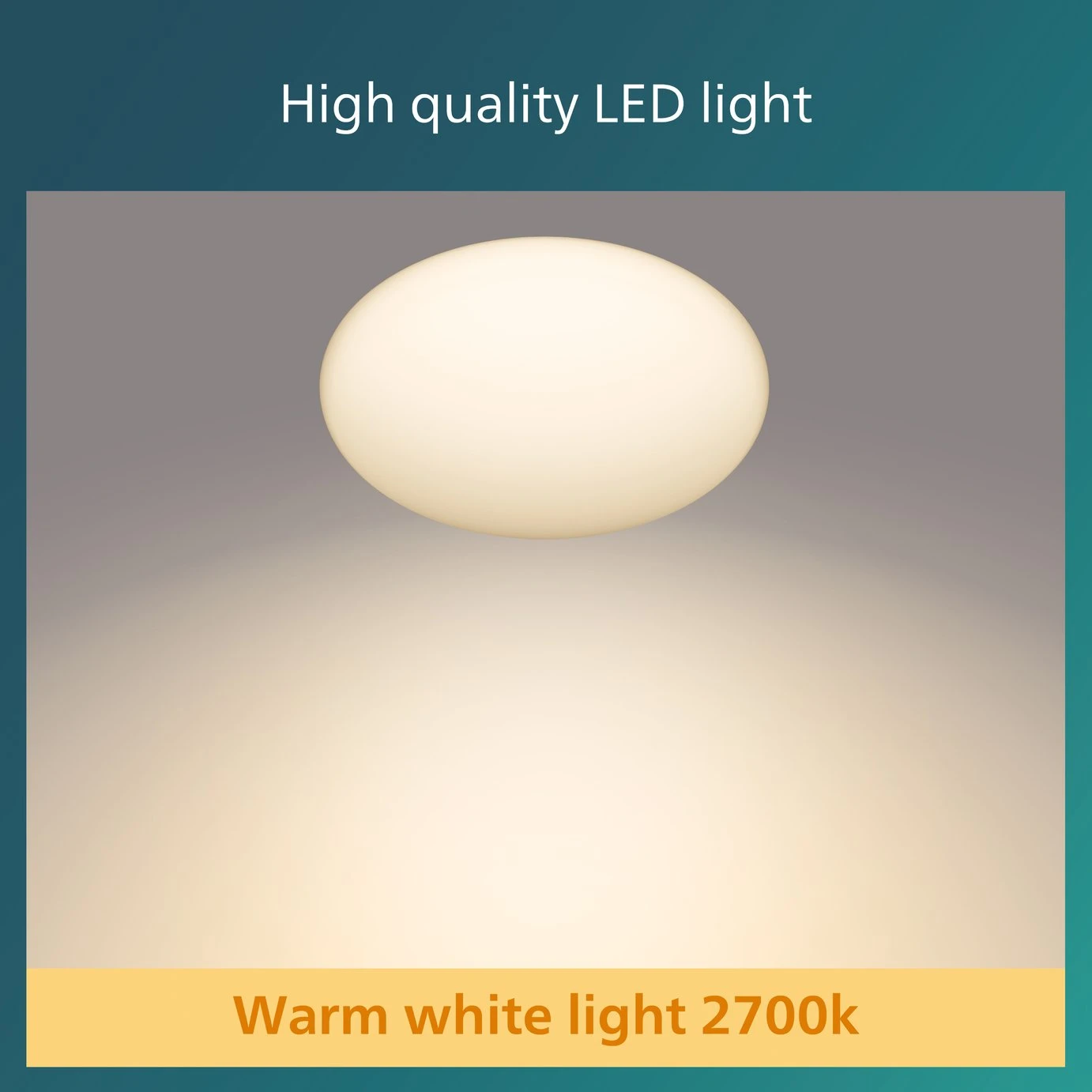 Philips Shan Indoor Motion Sensor Flush To Ceiling Light 6 Philips Shan Indoor Motion Sensor Flush To Ceiling Light - Image 4