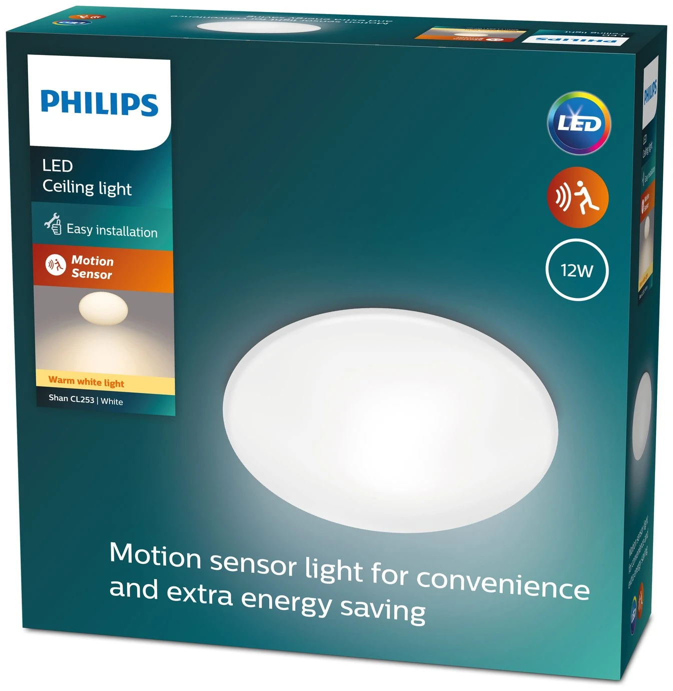 Philips Shan Indoor Motion Sensor Flush To Ceiling Light 11 Philips Shan Indoor Motion Sensor Flush To Ceiling Light - Image 9