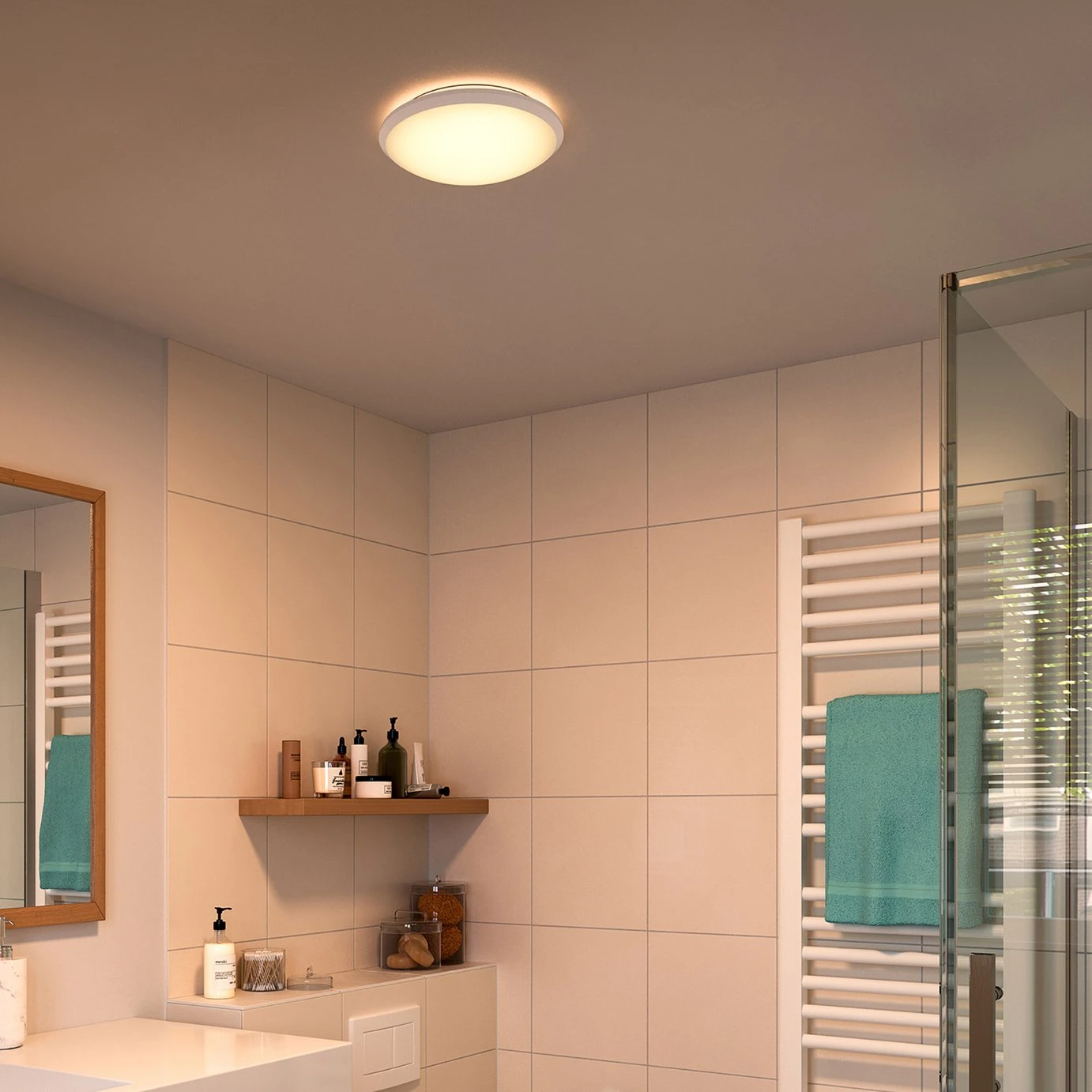 Philips Doris Bathroom Luminaire Flush To Ceiling Light 3 Philips Doris Bathroom Luminaire Flush To Ceiling Light