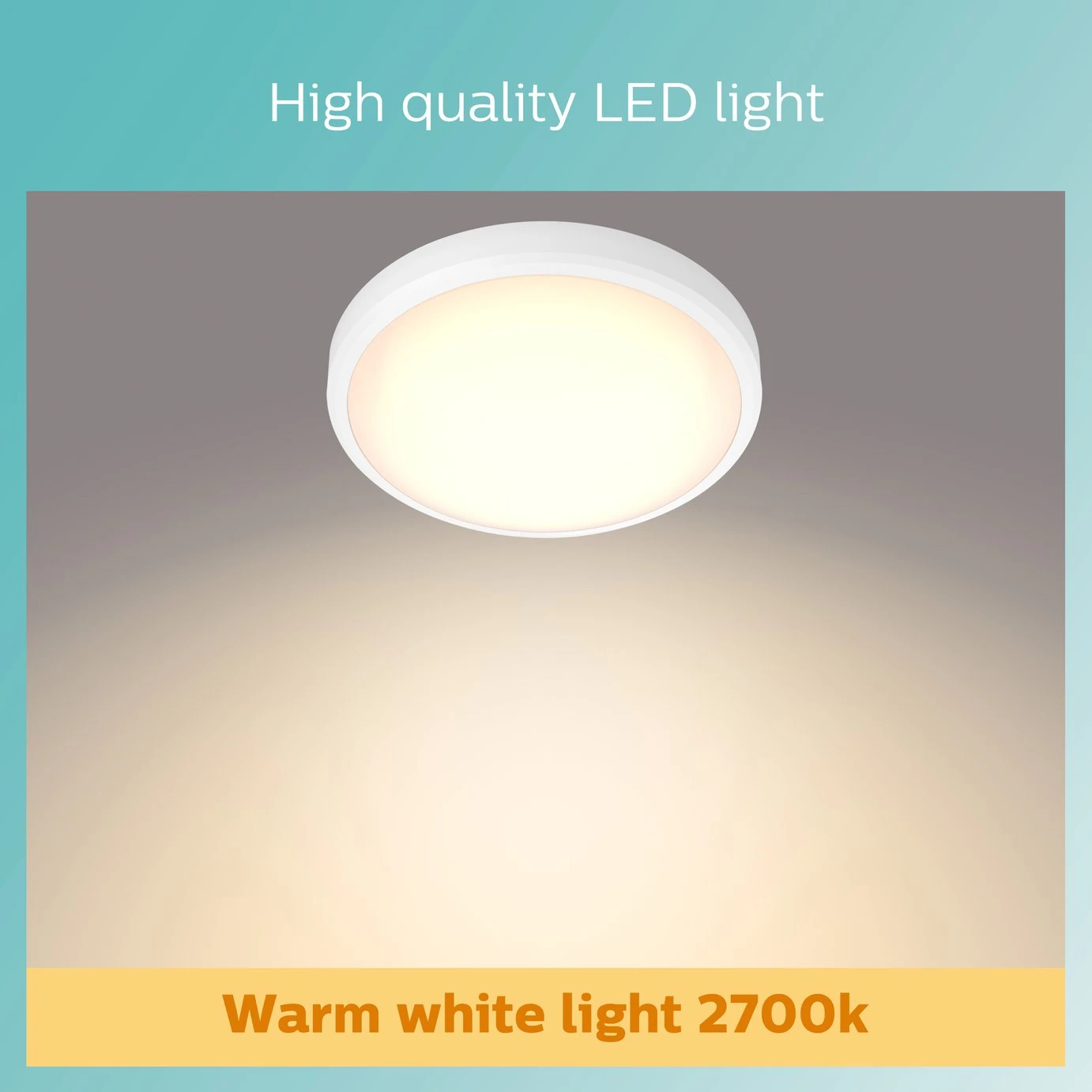 Philips Doris Bathroom Luminaire Flush To Ceiling Light 5 Philips Doris Bathroom Luminaire Flush To Ceiling Light - Image 3