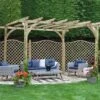 Forest Garden 3.6m X 3.6m Pergola -Home Sales Store 1122712 R Z001A