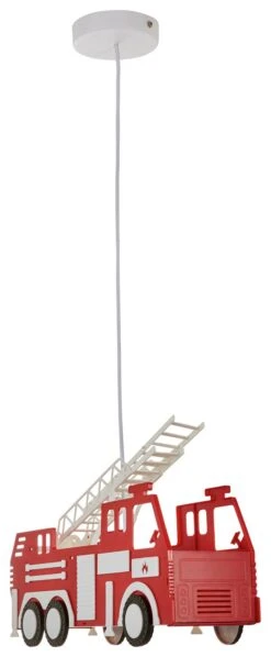 Glow Kids Fire Engine Ceiling Light - Red -Home Sales Store 1151367 R Z002A