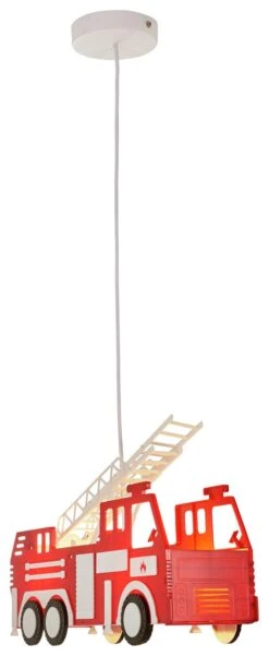 Glow Kids Fire Engine Ceiling Light - Red -Home Sales Store 1151367 R Z002C