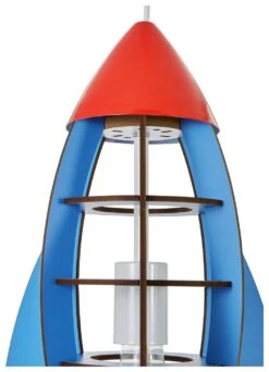 Glow Kids Rocket Ceiling Pendant Light - Blue & Red -Home Sales Store 1151374 R Z003A