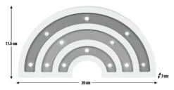 Glow Kids Wooden Rainbow Table Light - Multicoloured 10 Glow Kids Wooden Rainbow Table Light - Multicoloured -Home Sales Store 1151398 R E001