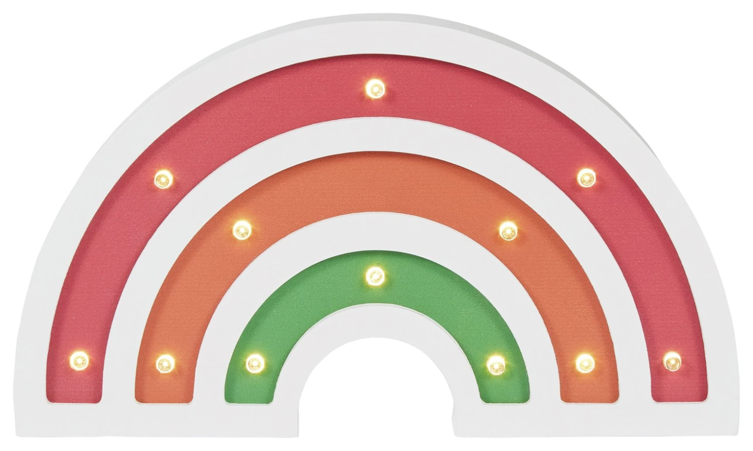 Glow Kids Wooden Rainbow Table Light - Multicoloured 8 Glow Kids Wooden Rainbow Table Light - Multicoloured - Image 6
