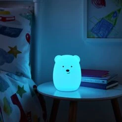 Glow Kids Bear Silicone Night Table Light - Multicoloured -Home Sales Store 1151422 R Z002C