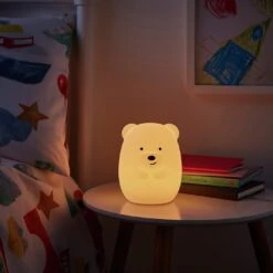 Glow Kids Bear Silicone Night Table Light - Multicoloured -Home Sales Store 1151422 R Z003C