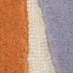 Habitat Geometric Circle Cut Pile Rug - 120x120cm - Multi -Home Sales Store 1176122 R B001