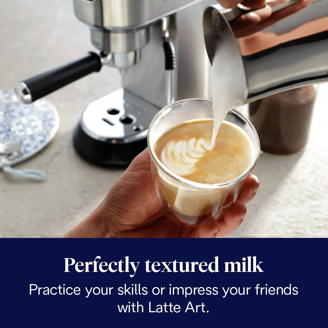 De'Longhi EC885.M Dedica Arte Espresso Coffee Machine 9 De'Longhi EC885.M Dedica Arte Espresso Coffee Machine - Image 7