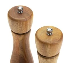 Habitat Global Wooden Salt And Pepper Grinder - Natural -Home Sales Store 1178900 R Z003A