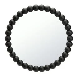 Habitat Beaded Round Wall Mirror - Black - 50x50cm -Home Sales Store 1182642 R Z003A