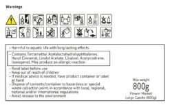 Habitat Large Scallop Multiwick Thin Candle - Flower Market -Home Sales Store 1182673 R Z011A