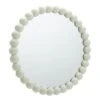 Habitat Beaded Round Wall Mirror - White - 50x50cm 2 Habitat Beaded Round Wall Mirror - White - 50x50cm -Home Sales Store 1182941 R Z001A