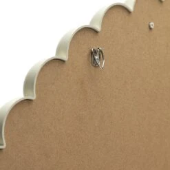 Habitat Beaded Round Wall Mirror - White - 50x50cm -Home Sales Store 1182941 R Z004A