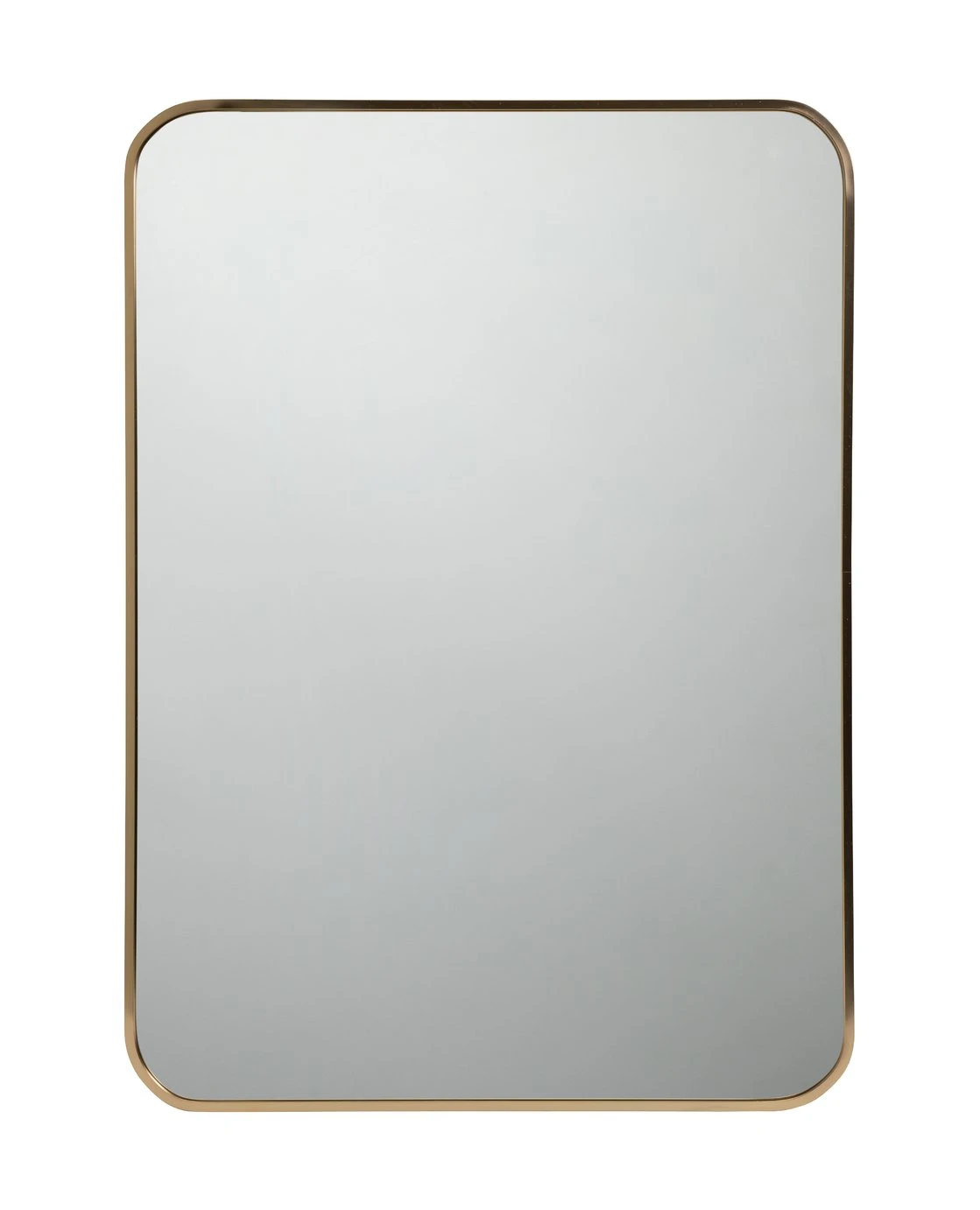Habitat Brushed Rectangular Wall Mirror - Gold - 50x70cm 3 Habitat Brushed Rectangular Wall Mirror - Gold - 50x70cm