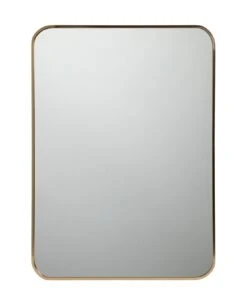Habitat Brushed Rectangular Wall Mirror - Gold - 50x70cm 8 Habitat Brushed Rectangular Wall Mirror - Gold - 50x70cm -Home Sales Store 1184066 R Z003A