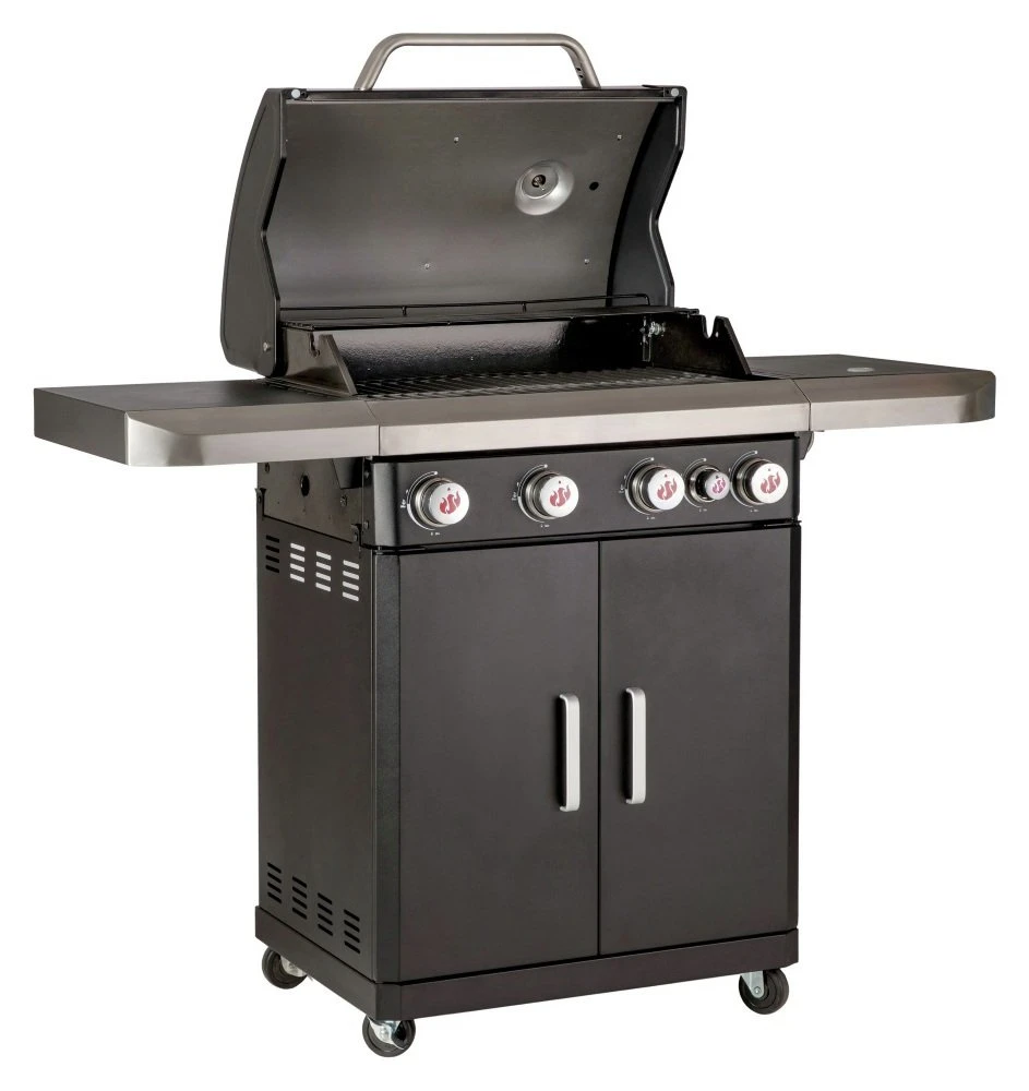 LANDMANN Rexon CooK 4 Burner Gas BBQ - Black 8 LANDMANN Rexon CooK 4 Burner Gas BBQ - Black - Image 6