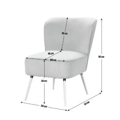 Habitat Eppy Fabric Accent Chair - Blue -Home Sales Store 1230116 R E001