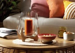 Habitat Large Hurricane With Wooden Legs - Natural -Home Sales Store 1230350 R Z001C