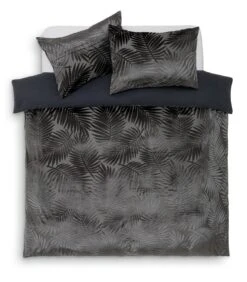 Habitat Velvet Feather Charcoal Bedding Set - Double -Home Sales Store 1232499 R Z002A