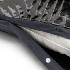 Habitat Velvet Feather Charcoal Bedding Set - Double -Home Sales Store 1232499 R Z004A