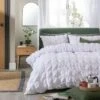Habitat Seersucker Square White Bedding Set - Single -Home Sales Store 1232554 R Z001A