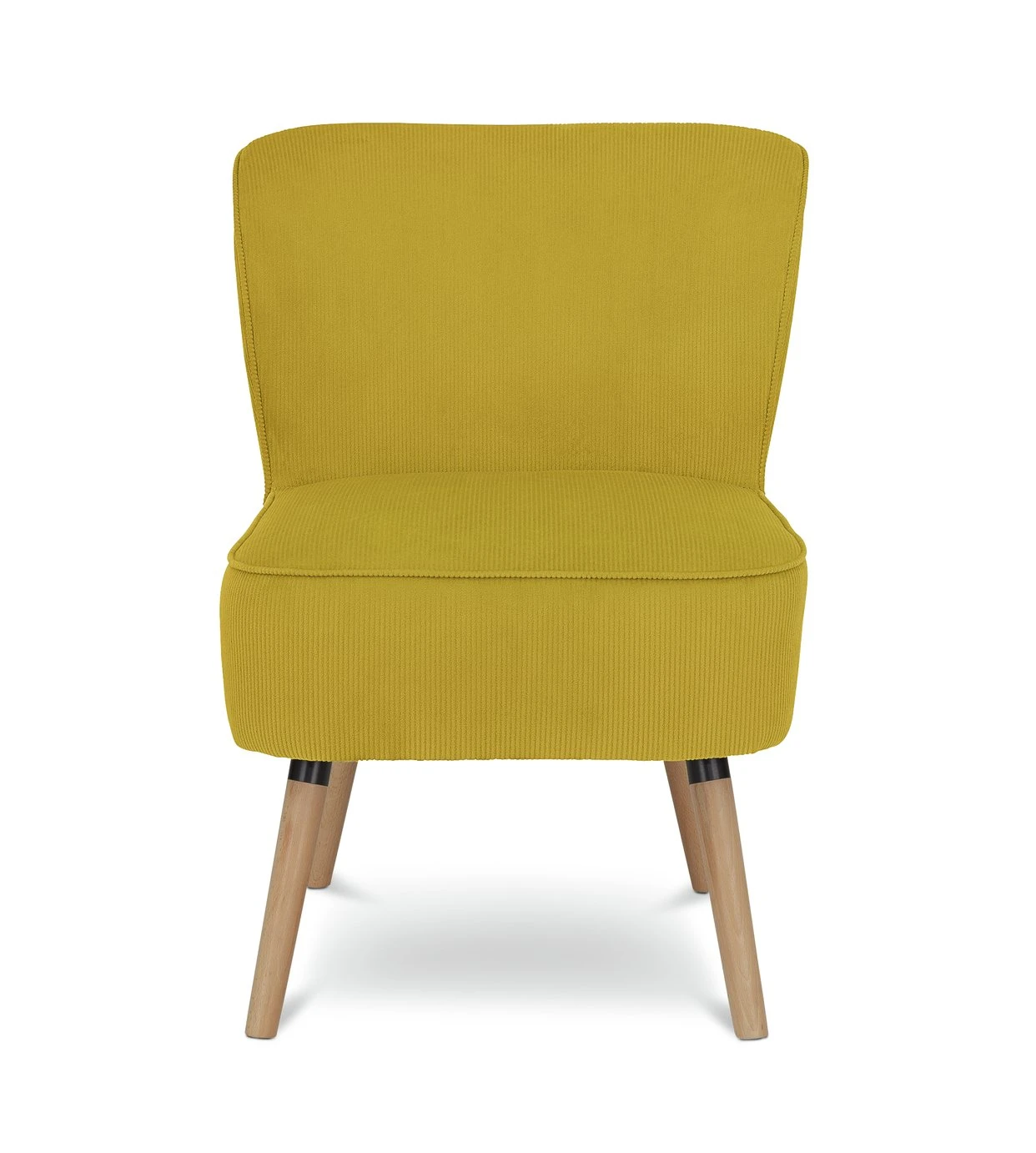 Habitat Eppy Fabric Accent Chair - Yellow 7 Habitat Eppy Fabric Accent Chair - Yellow - Image 5