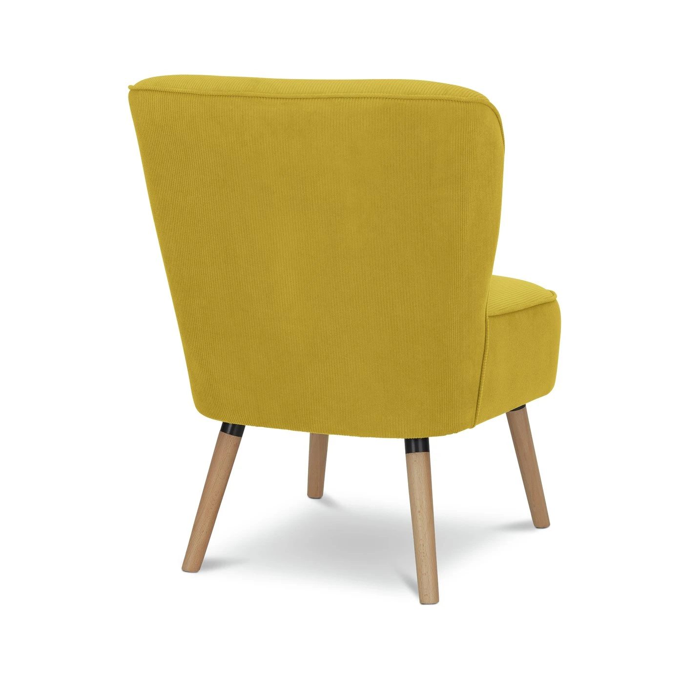 Habitat Eppy Fabric Accent Chair - Yellow 9 Habitat Eppy Fabric Accent Chair - Yellow - Image 7