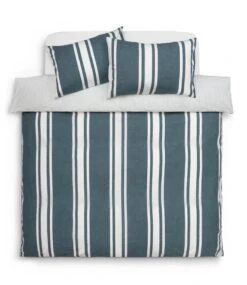 Habitat Cotton Coastal Stripe Blue Bedding Set - Single -Home Sales Store 1232884 R Z002A