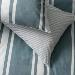 Habitat Cotton Coastal Stripe Blue Bedding Set - Single -Home Sales Store 1232884 R Z003A