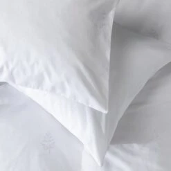 Habitat Cotton Embroidered Leaf White Bedding Set- Single -Home Sales Store 1232994 R Z003A