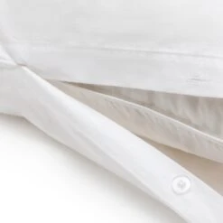 Habitat Cotton Embroidered Leaf White Bedding Set- Single -Home Sales Store 1232994 R Z004A