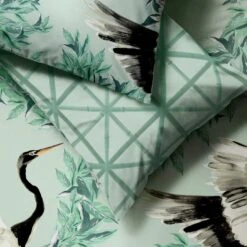 Habitat Crane Panel Green Bedding Set - Single -Home Sales Store 1233199 R Z003A