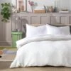 Habitat Cotton 200TC Muslin White Bedding Set - Double -Home Sales Store 1233278 R Z001A