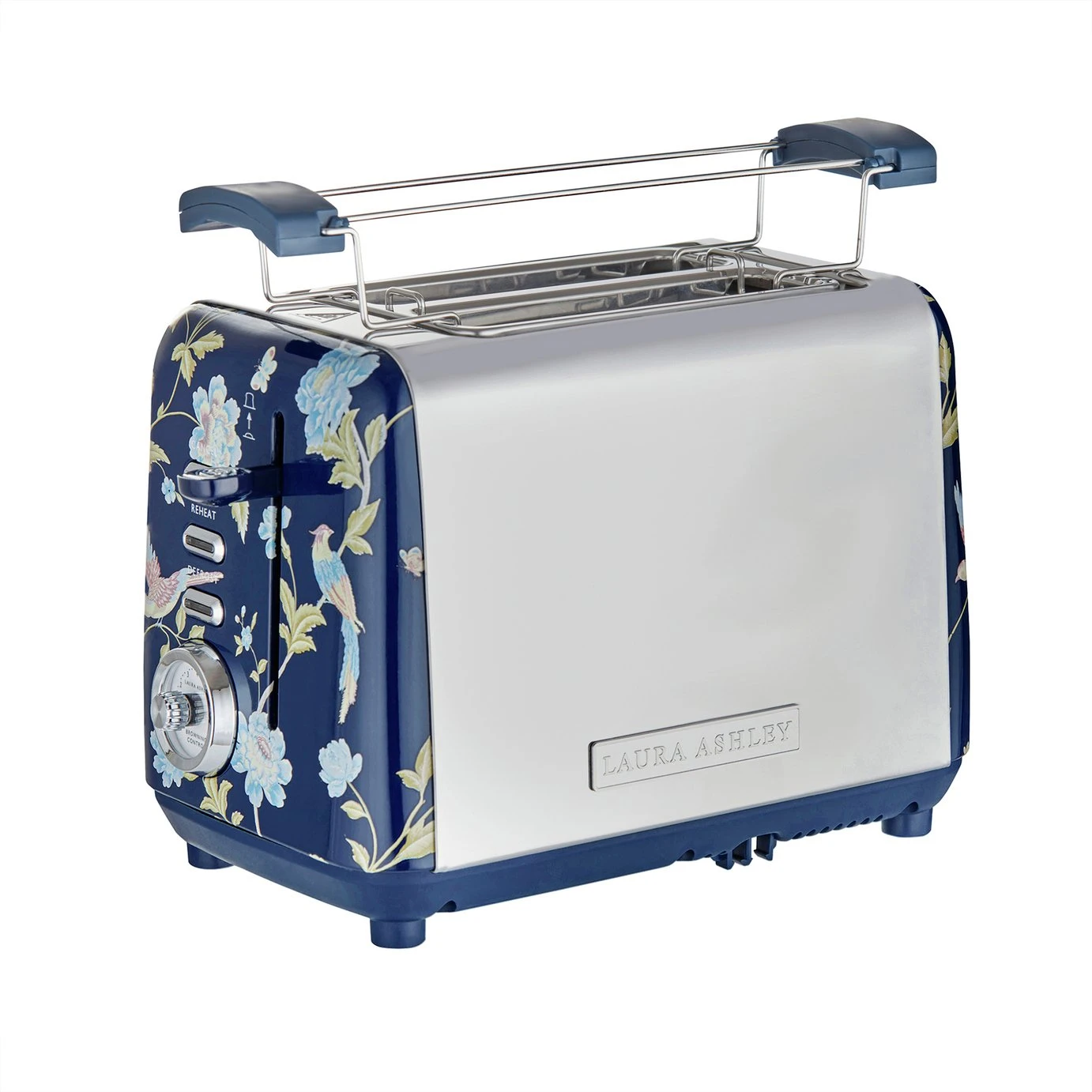 Laura Ashley VQSBT582BSUK 2 Slice Toaster - Blue 7 Laura Ashley VQSBT582BSUK 2 Slice Toaster - Blue - Image 5