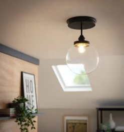 Habitat Globe Metal Bathroom Pendant Light - Black -Home Sales Store 1233797 R Z002C