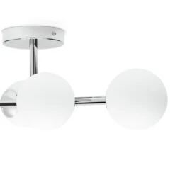 Habitat Metal 4 Light Bathroom Flush Ceiling Light - Chrome 11 Habitat Metal 4 Light Bathroom Flush Ceiling Light - Chrome -Home Sales Store 1233807 R Z002A