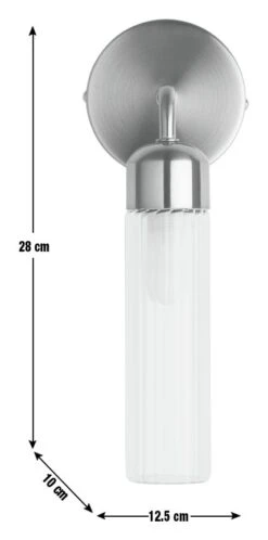 Habitat Ribbed Metal Bathroom Wall Light - Gold 9 Habitat Ribbed Metal Bathroom Wall Light - Gold -Home Sales Store 1233814 R E001