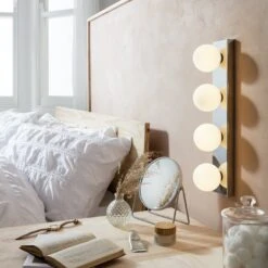 Habitat Metal 4 Light Bathroom Wall Light - Chrome -Home Sales Store 1233852 R Z003C