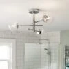 Habitat Sputnik Metal Bathroom Flush Ceiling Light - Chrome 2 Habitat Sputnik Metal Bathroom Flush Ceiling Light - Chrome -Home Sales Store 1233890 R Z001A