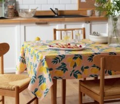 Habitat Lemons Wipe Clean Tablecloth - Multicoloured 8 Habitat Lemons Wipe Clean Tablecloth - Multicoloured -Home Sales Store 1234404 R Z001C