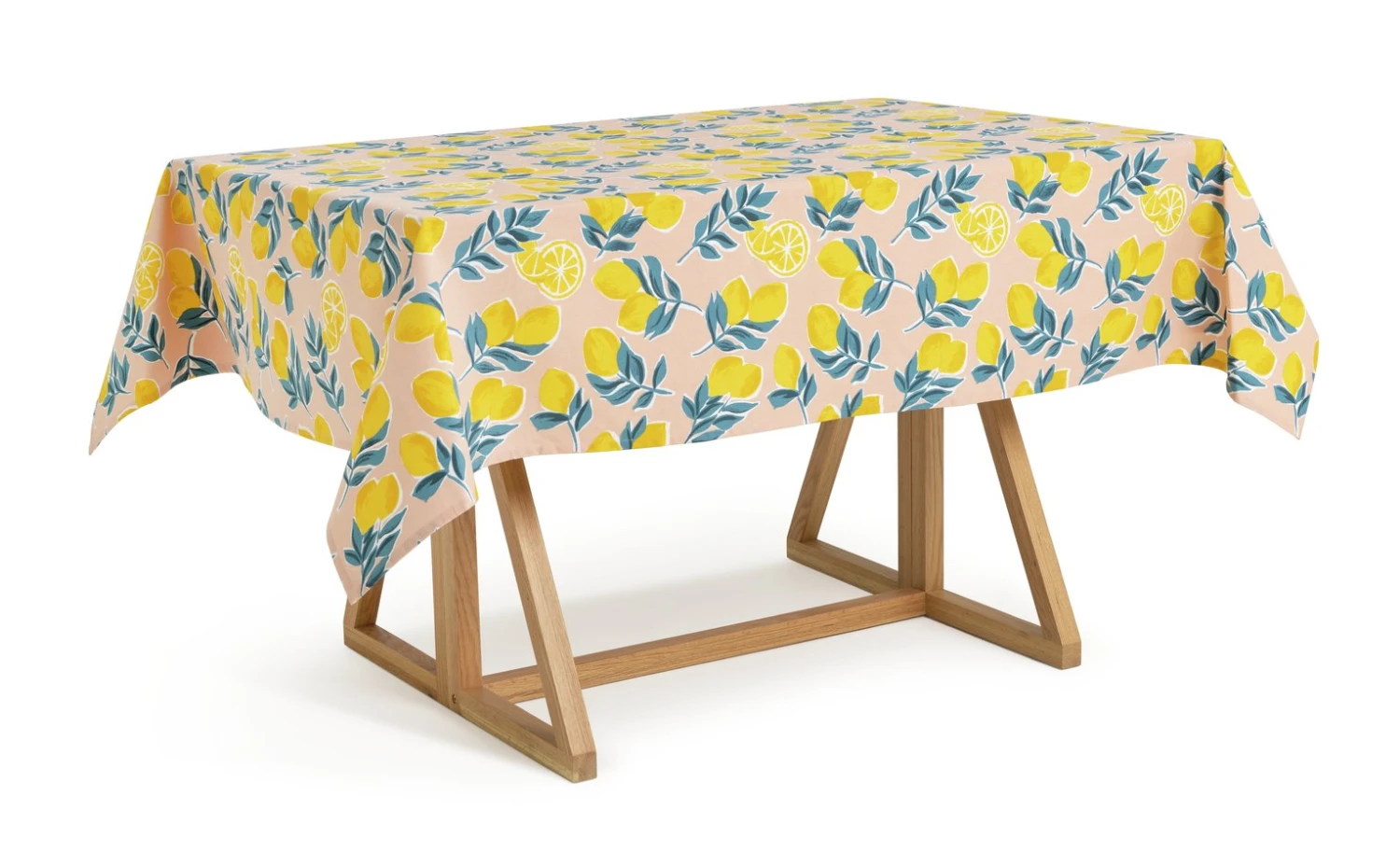 Habitat Lemons Wipe Clean Tablecloth - Multicoloured 5 Habitat Lemons Wipe Clean Tablecloth - Multicoloured - Image 3