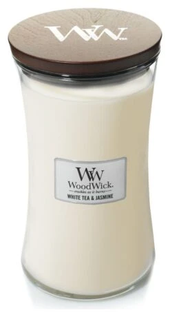 Woodwick Large Jar Candle - White Tea & Jasmine -Home Sales Store 1234507 R Z002A